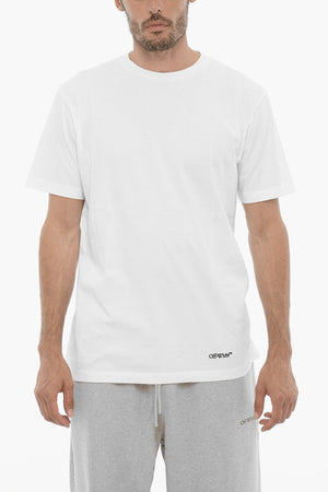 SEASONAL Rundhals-T-Shirt SCRIBBLE DIAG Bestickt