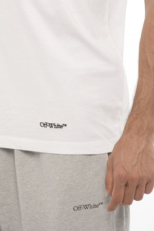 SEASONAL Rundhals-T-Shirt SCRIBBLE DIAG Bestickt