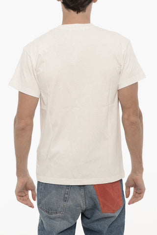 Crew Neck WORKSHOP Cotton T-Shirt