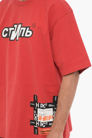 Printed Cotton Crew-Neck T-shirt