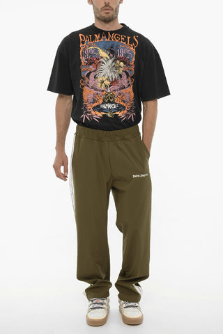 Pantaloni Active con Bande Laterali a Contrasto