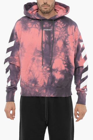 Tie-Dye Effect DIAG ARROW Hoodie
