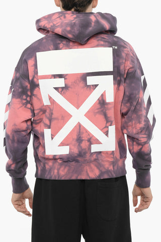 Tie-Dye Effect DIAG ARROW Hoodie