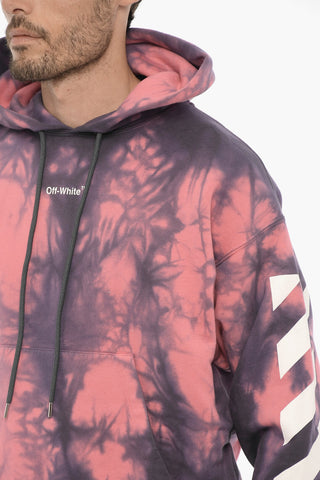 Tie-Dye Effect DIAG ARROW Hoodie