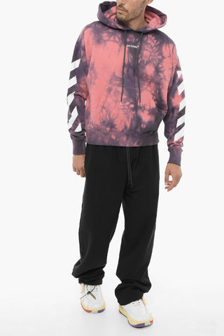 Tie-Dye Effect DIAG ARROW Hoodie