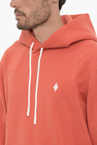 Felpa Hoodie in Cotone Garzato