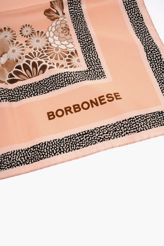 Floral Print Silk Foulard