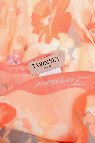 Floral-Motif Scarf