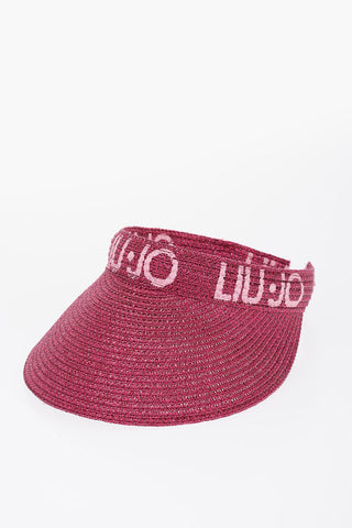 Lurex and Straw Visor