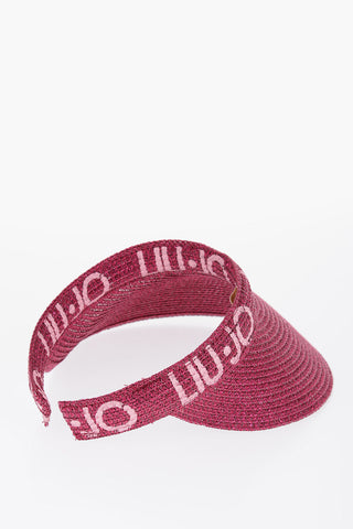 Lurex and Straw Visor