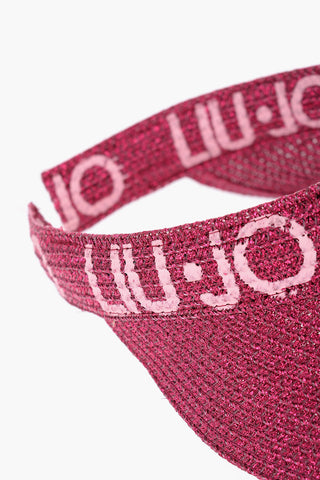 Lurex and Straw Visor