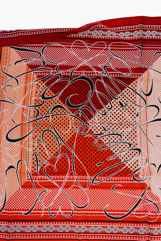 Paisley Patterned Silk NICCO Foulard