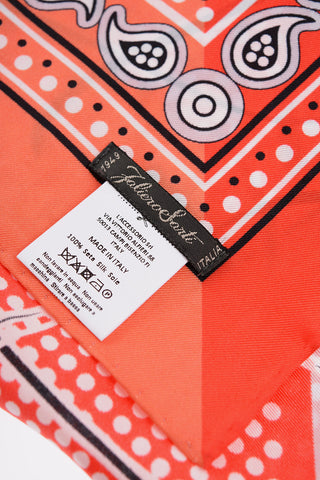 Paisley Patterned Silk NICCO Foulard