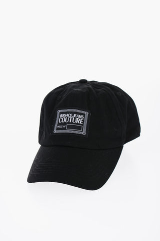 JEANS COUTURE Cotton Twill Baseball Cap with Embroidery