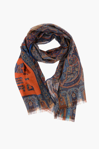 Printed Cashmere Blend Scarf
