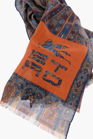 Printed Cashmere Blend Scarf