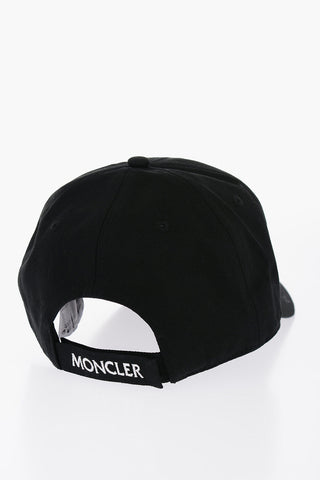 Cappello Baseball in Tinta Unita con Patch Logo a Contrasto