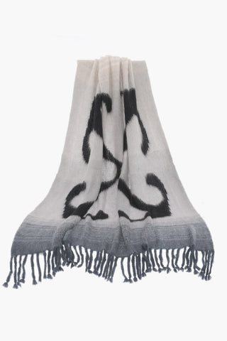 HOME Arrows-Motif Brushed Blanket