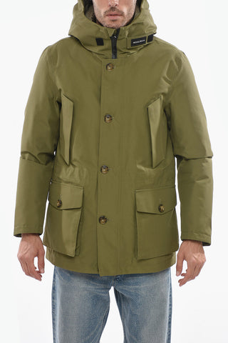 Gore-Tex Fabric GTX MOUNTAIN Utility Down Jacket with Hood