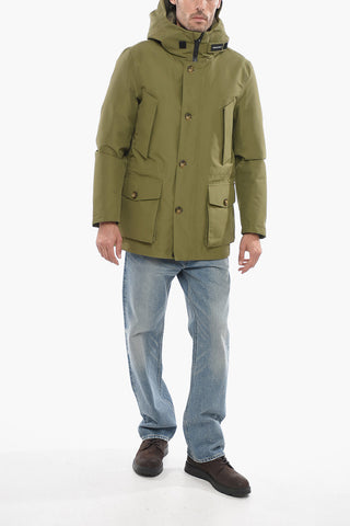 Gore-Tex Fabric GTX MOUNTAIN Utility Down Jacket with Hood