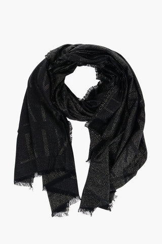 Sciarpa in Lurex con Frange