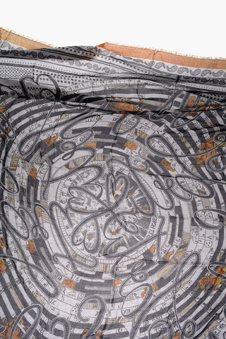 All-Over Printed DEA Stole