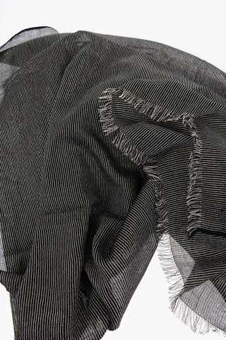 Lurex GROS Scarf With Fringes