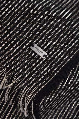 Lurex GROS Scarf With Fringes