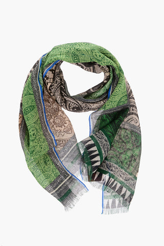 Patterned Linen SHAAL-NUR Foulard