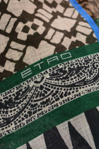Patterned Linen SHAAL-NUR Foulard