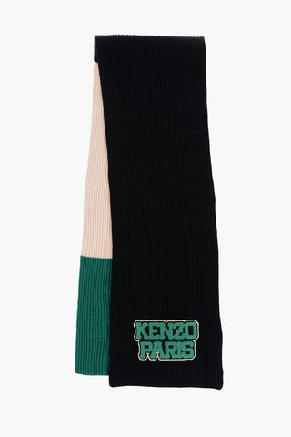 Ribbed Color Block Scarf