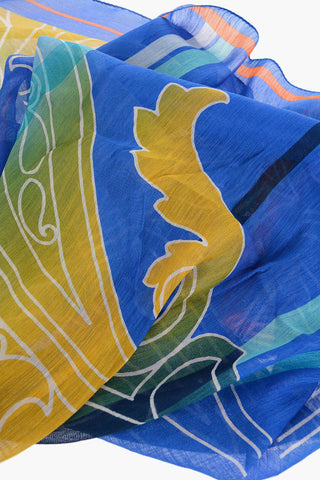 Patterned Linen and Silk DELHY Foulard