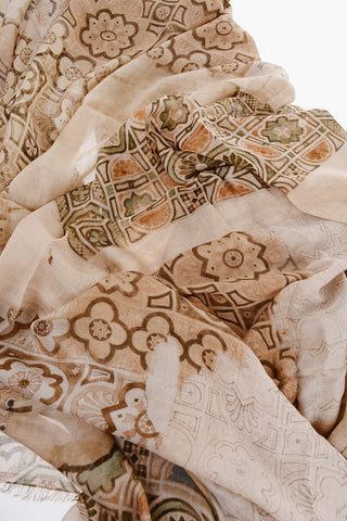 Geometrical-Patterned ADAM Stole with Fringes