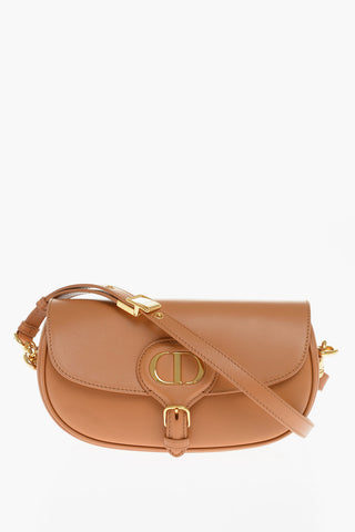 Leather DOBBY Shoulder Bag with Monogram
