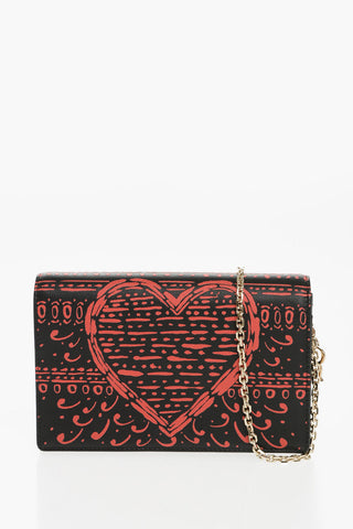 Leather LADY DIOR Croosbody Bag with Chain