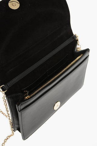 Leather LADY DIOR Croosbody Bag with Chain