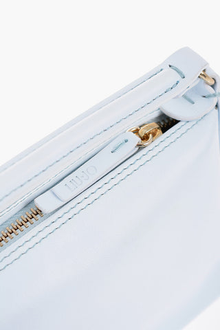 LEONIE HANNE Leather Mini Hobo Bag with Removable Shoulder Strap