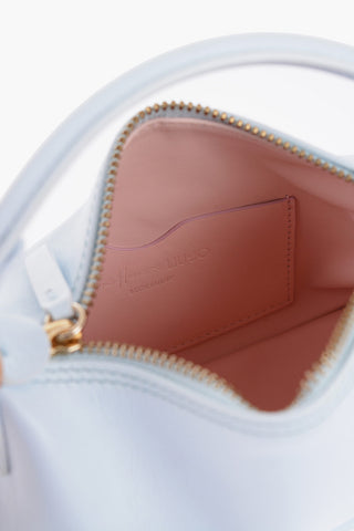 LEONIE HANNE Leather Mini Hobo Bag with Removable Shoulder Strap