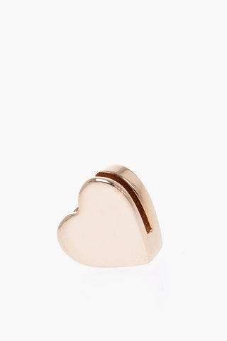 Heart-Shaped Metal Shoulder Strap Charm