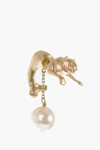 Animal-Shaped Single Earring With Penant Bead