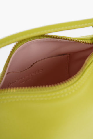 LEONIE HANNE Leather Mini Hobo Bag with Removable Shoulder Strap