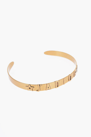 Collana Choker con Logo in Rilievo