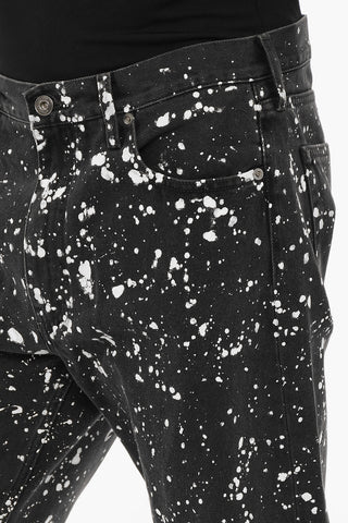 Frayed Hem Dark Wash Jeans 26cm