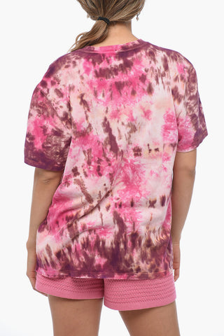 Crew Neck Tie Dye Cotton T-Shirt