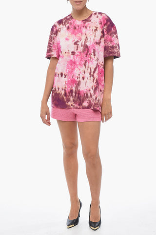 Crew Neck Tie Dye Cotton T-Shirt