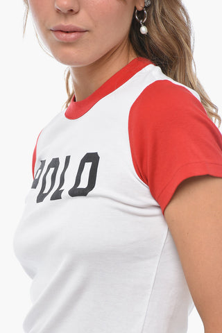 Printed T-shirt with Contrasting Edges