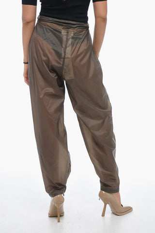MM1 Nylon Pants with Drawstringed Ankles
