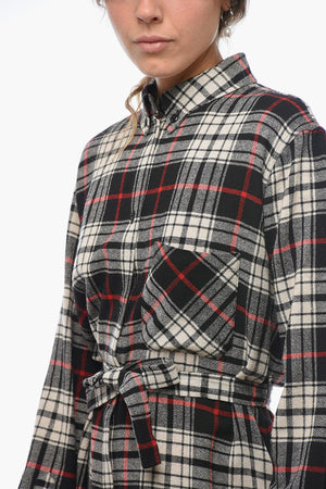 Chemisier HERITAGE GAUZE in Misto Lana con Cintura