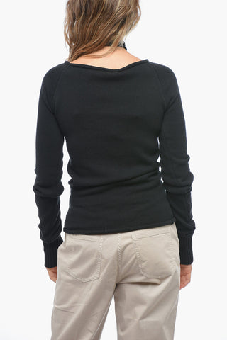 Maglia HEATHER con Ampia Scollatura