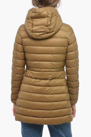 Nylon MILITARY Down Jacket with Hidden Closure